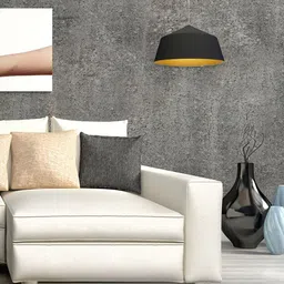 THE STELLAR KRAFT Black Contemporary Metal Ceiling Lamp-image-13
