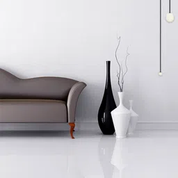 THE STELLAR KRAFT White & Black Contemporary Metal Ceiling Lamps-image-65