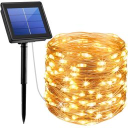 XERGY Off White Solar Fairy Outdoor String Lights, 79Ft 240 LED -24 meter-13