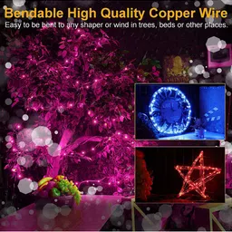 XERGY Multicolored Pack of 8 20 LED 2 m Starry String Battery Powered Fairy Lights image 3