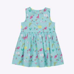 Printed Sleeveless A-line Dress-picture-43