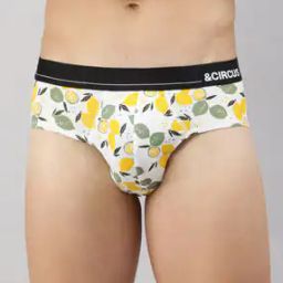 Men Graphic Print Briefs with Elasticated Waist-picture-24