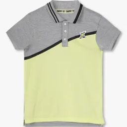 Boys Colourblock Polo T-Shirt-image-14