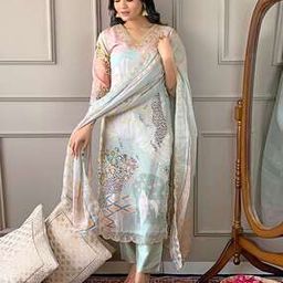 Women Floral Straight Kurta Set-picture-49