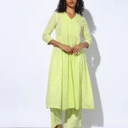 Women Leheriya Print Straight Kurta-picture-33