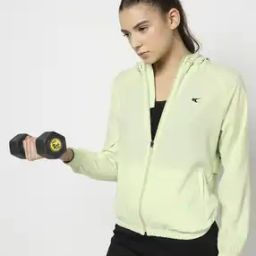 Women Zip-Front Regular Fit Hooded Fitness Jacket-picture-21