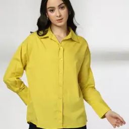 Women Regular Fit Cotton Shirt-image-10