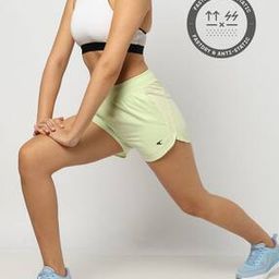 Women Regular Fit Mesh Paneled Shorts-image-30