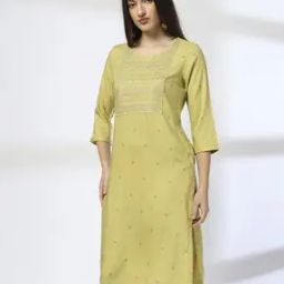 Women Floral Print Straight Kurta-image-76