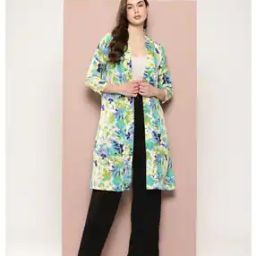 Women Tropical Print Regular Fit Shrug-35