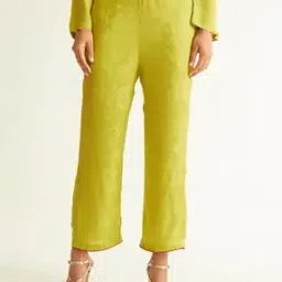 Mid-Rise Straight Fit Pants-image-42