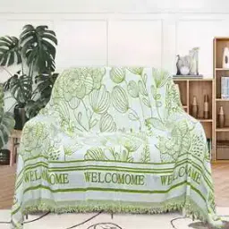 Floral Print Single Seater Reversible Sofa Cover-image-44