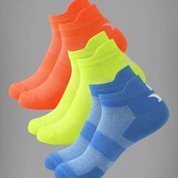 Pack of 3 Knitted Ankle-Length Socks-38