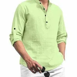 folgen Men Regular Fit Short Kurta-picture-22