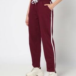 Women Track Pants with Contrast Side Taping-image-16