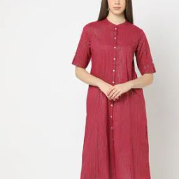 Women Striped Straight Kurta-image-15