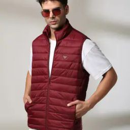 Men Quilted Slim Fit Gilet-picture-19