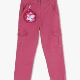 Girls Slim Fit Cargos-image-70