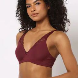 Padded Non Wired Fashion Lace Bra EC10-picture-21