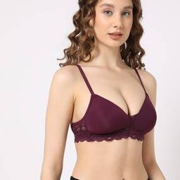 Lace Lightly Padded Bralette-image-7