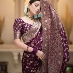 Women Kanjivaram Zari Woven Saree with Unstitched Blouse Piece-image-44