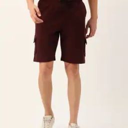 Cargo Shorts with Drawstring Fastening-image-56