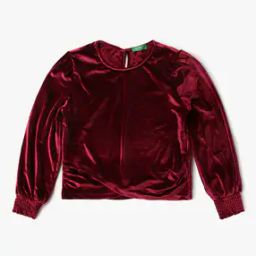 Girls Regular Fit Round-Neck Top-picture-46