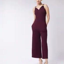 Sleeveless Jumpsuit with Insert Pockets-image-46