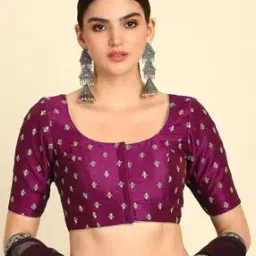 Women Embroidered Front-Open Blouse-18