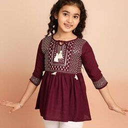 Girls Embroidered Relaxed Fit Top-picture-39