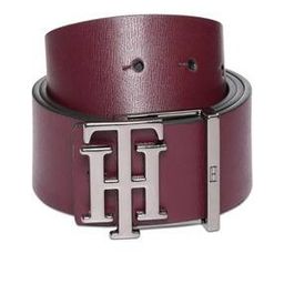 Leather Reversible Belt with Logo Accent-image-35
