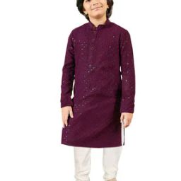 sg yuvraj Boys Embroidered Kurta Set-picture-28