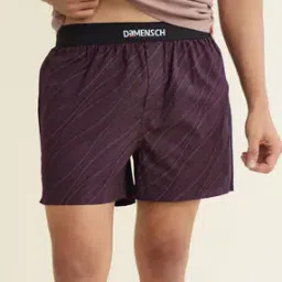 Striped Boxers with Elasticated Waist-image-91