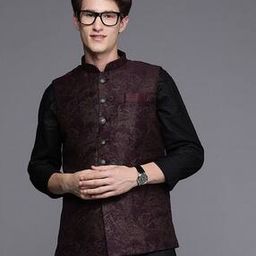 Printed Nehru Jacket-7