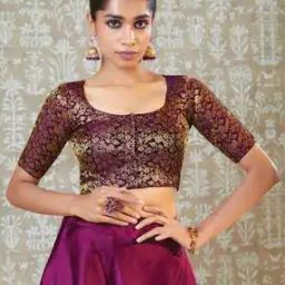 Floral Pattern Front-Open Blouse-2