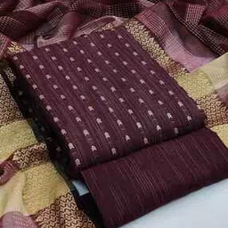 Geometric Woven 3-Piece Unstitched Dress Material-image-52
