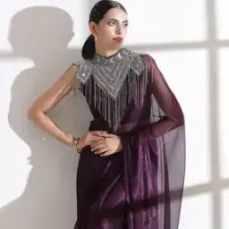 Women Back Open Blouse-image-20