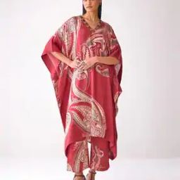 Women Paisley Print Straight Fit Flat-Front Pants-image-52