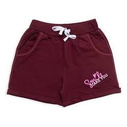 Girls Typographic Print Shorts with Drawstring Waist-image-97