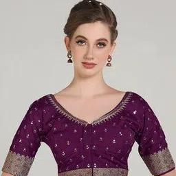 Women Embroidered Front-Open Blouse-image-64
