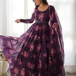 revangi Women Printed Anarkali Kurti-picture-34