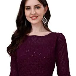 Women Embroidery Back Open Blouse-image-52