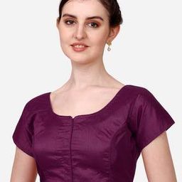Women Round-Neck Front-Open Blouse-image-55