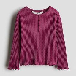 h&m Girls Ribbed  Regular Fit Top-picture-20