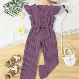 Girls Regular Fit Jumpsuit-image-4