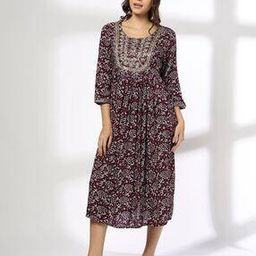 Women Printed Flared Kurta-picture-29