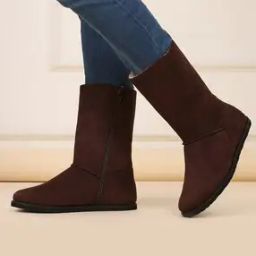 Women Mid-Calf Boots with Zip-Fastening-image-69
