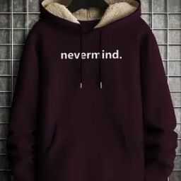 Men Regular Fit Typographic Print Hoodie-image-96