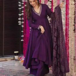 Women Embellished Anarkali Kurta Set-image-37