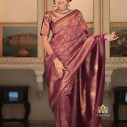 Traditional Art Silk Saree-image-91